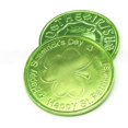 thumbnail image 1 of Vacaciones de San Patricio, chapado de vacaciones, trébol de cuatro hojas de la suerte, monedas de oro, monedas de juguete de plástico, 1 of 4