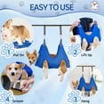 thumbnail image 4 of Dog Grooming Hammock for Large & Giant Dogs, Pet Grooming Sling with Nail Clippers, Trimmers & Scissors – Comfortable & Safe Grooming Harness for Stress-Free Nail Trimming for XXXL Dogs, 4 of 7