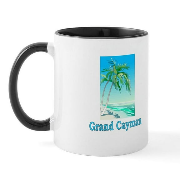 CafePress - Grand Cayman Mug - 11 oz Ceramic Mug - Novelty Coffee Tea Cup