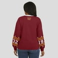 thumbnail image 5 of Women's WEAR by Erin Andrews  Burgundy Washington Commanders Sport Long-Sleeve T-Shirt, 5 of 6