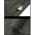 thumbnail image 4 of Chaqueta impermeable de senderismo para hombre, nueva chaqueta deportiva informal de otoño con capucha desmontable, para campo, escalada, viajes, cortavientos fino, 4 of 4