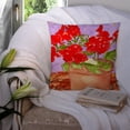 thumbnail image 3 of Carolines Treasures RDR2004PW1414 Flower - Geranium Fabric Decorative Pillow, 14Hx14W, multicolor, 3 of 4