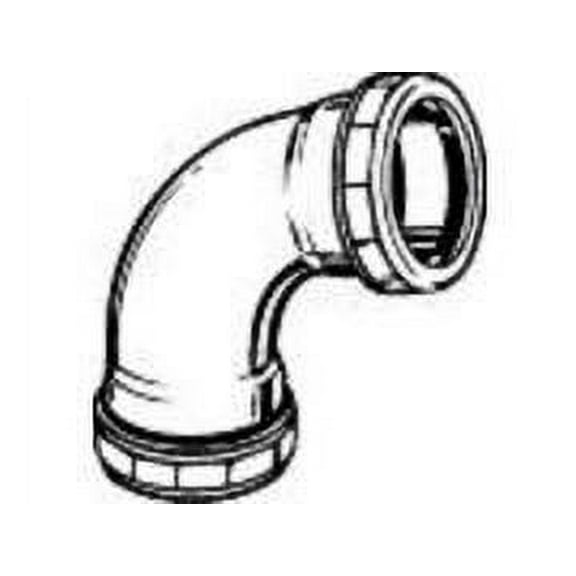 NATIONAL BRAND ALTERNATIVE 161110 Slip Joint Elbow, 1-1/4", Brass