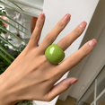 thumbnail image 2 of Women Ring Resin Simple Chunky Ring Knuckle Ring Stackable Ring Finger Ring, 2 of 10
