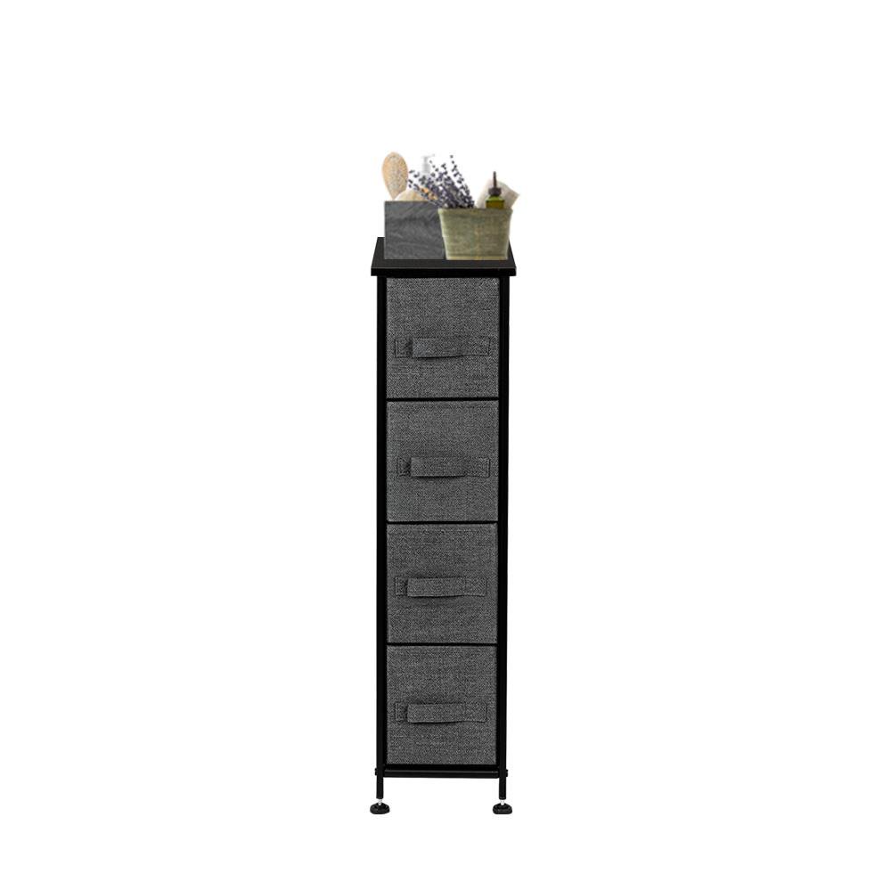 UBesGoo 4 Drawers Storage Tower ,Narrow Organizer Unit for Bedroom