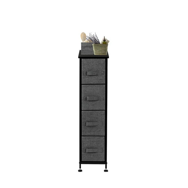 UBesGoo 4 Drawers Storage Tower ,Narrow Organizer Unit for Bedroom