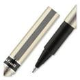 thumbnail image 6 of Deluxe Roller Ball Pen, Stick, Fine 0.7 mm, Black Ink, Champagne/Black Barrel, Dozen, 6 of 10