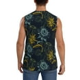 thumbnail image 4 of Uemuo Sunflowers Pattern Men's Sleeveless T-Shirt,Muscle Athletic Tank Top, Moisture-wicking Quick-dry Breathable Classic Tee Top for Gym Run Outdoor Sports-3X-Large, 4 of 8