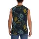 thumbnail image 4 of Fotbe Sunflowers Men's Camiseta sin Mangas Estampada para Hombres, Playera Casual para Gimnasio, Entrenamiento, Playa-XX-Large, 4 of 7