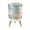 Color 2, variant on Small Trash Can with Lid Moon Starry Night Sky Turquoise Nebula Cosmic Space 1.8 Gallon Dog Proof Trash Can Round Garbage Can Waste Bin Wastebasket for Bathroom Bedroom Living Room