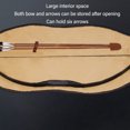 thumbnail image 4 of Sac de Protection en Faux Cuir Doux Léger pour Arc Recourbé Longbow, 4 of 7
