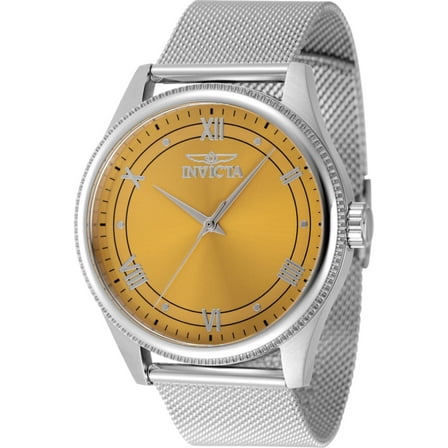 Invicta 48481 Men's Celestial Yellow Dial Mesh Bracelet Watch