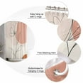 thumbnail image 5 of 60x72 Inch Shower Curtains for Bathroom Boho Floral Fabric Bath Curtain Decor Abstract Art Modern Conciseness Botanical Waterproof Restroom Curtains Shower Set Accessories with 12 Hooks 60 Inch, 5 of 6