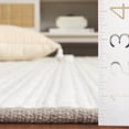 thumbnail image 5 of SAFAVIEH Vermont Sheldon Striped Area Rug, Beige/Ivory, 3' x 5', 5 of 11