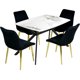 thumbnail image 4 of Mesa Comedor Houzer 4 Pers Marmol Granito Lujo Premium 120x80x74, 4 of 5