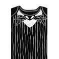 thumbnail image 4 of Disney Nightmare Before Christmas Jack Skellington Infant Baby Boys Cuddly Cosplay Bodysuit and Hat Newborn to Infant, 4 of 5