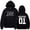 Black1, variant on Enhypen World Tour Hoodies Men's and Women's Pocket Drawstring Casual Fashion Printed Hoodies