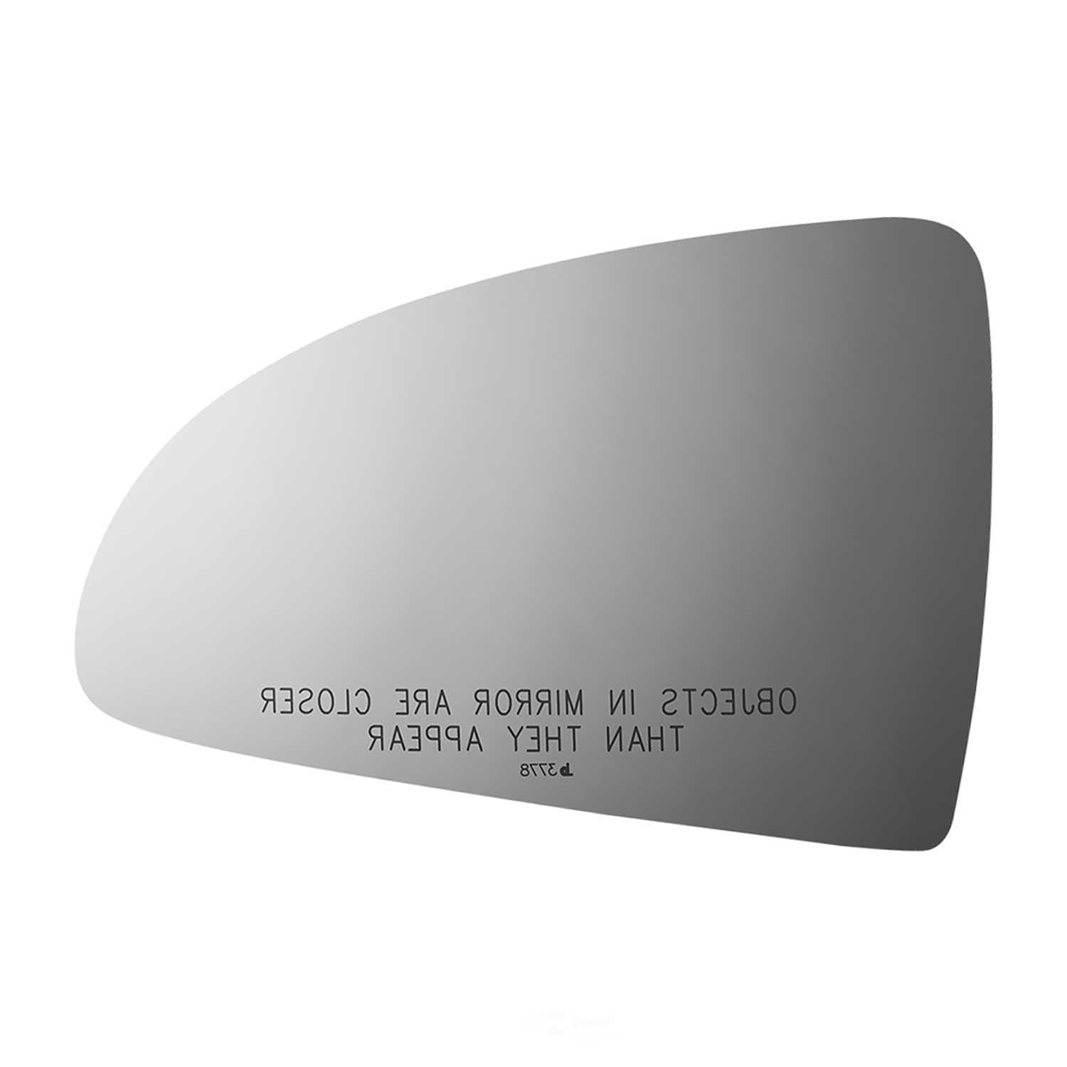 Burco Side View Mirror Replacement Glass - Clear Glass - 3778