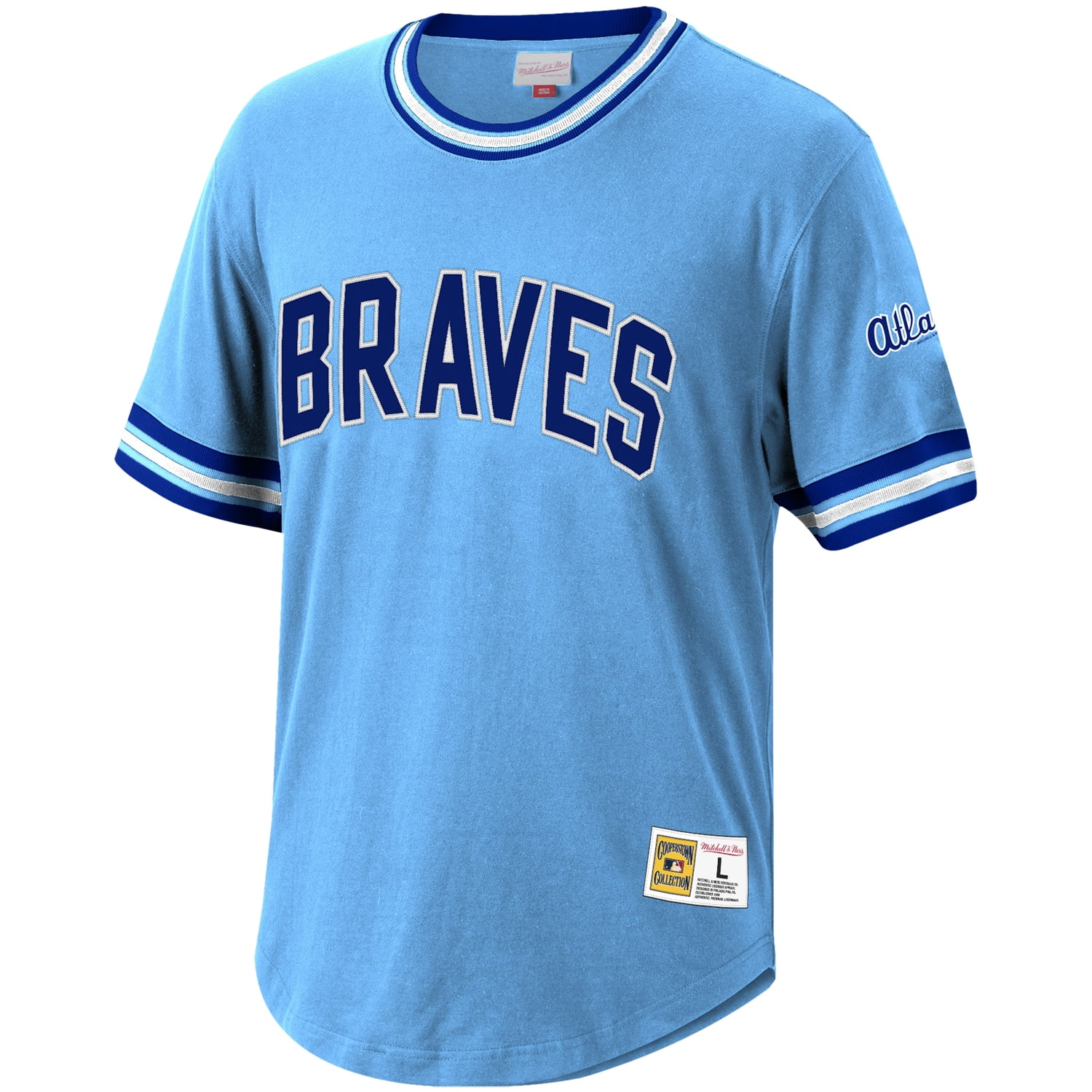 Atlanta Braves Mitchell Ness Cooperstown Collection Wild Pitch Jersey T Shirt Light Blue Walmart Com Walmart Com Atlanta Braves Mitchell Ness Cooperstown Collection Wild Pitch Jersey T Shirt Light Blue Walmart Com Walmart Com