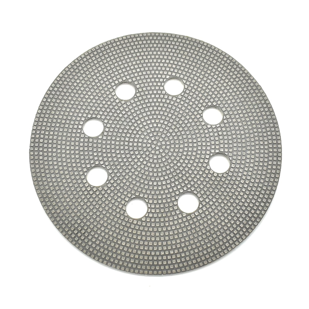 Specialty Diamond BRTD6120 6" 120 Grit Thin Electroplated Dry Pad for Orbital Sanders