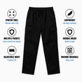 thumbnail image 5 of Quad Seven Boys Joggers Twill Stretch Cargo Pants with Pockets and Elastic Waistband 2 Pack, 5 of 7