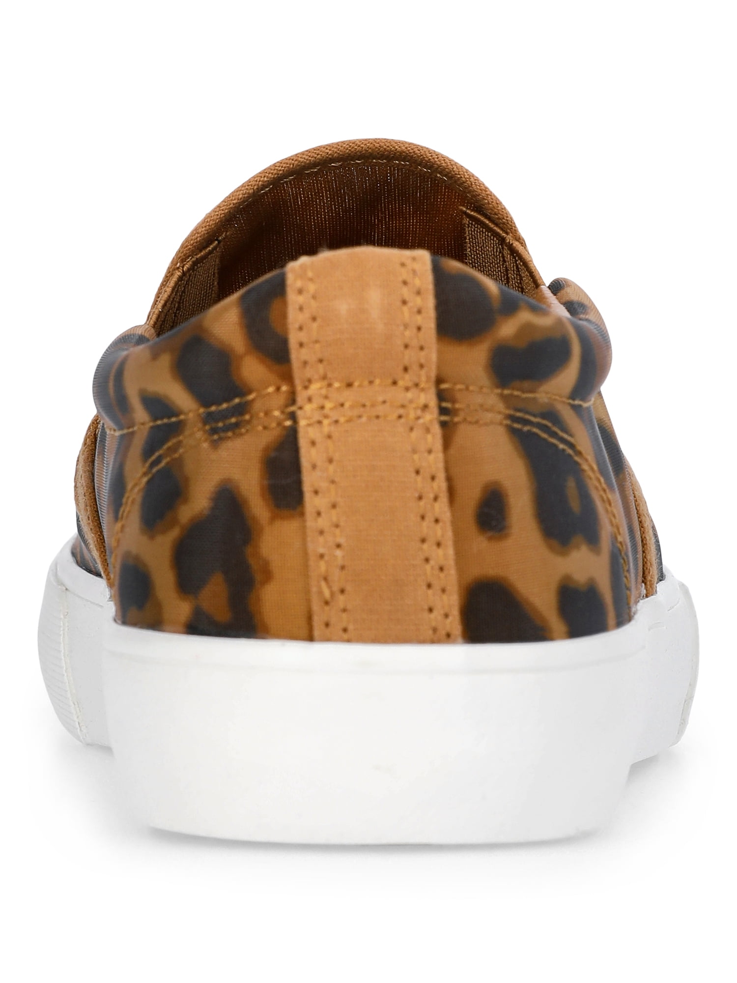 No Boundaries Women's Canvas Slip On Sneakers, Wide Width Available