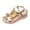 Gold, variant on Slide Sandals for Women Lightweight Platform Heel Casual Comfort Shoes Easy On for Daily Outfits with Shorts Jeans or Pants,Gold,5.5