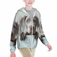 thumbnail image 2 of Cauagu Adorable Puppy Portrait Print Sun Protection Jacket for Teen,Full-Zipper Long Sleeve Sun Shirts with Pockets UV Hoodie Shirts Outdoor Athletic Jacket-X-Large, 2 of 7