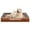 Brown, variant on PayUSD Dog Bed for Large Medium Small Dogs Orthopedic Pet Dog Sofa Bed with Removable and Washable Cover S to XL