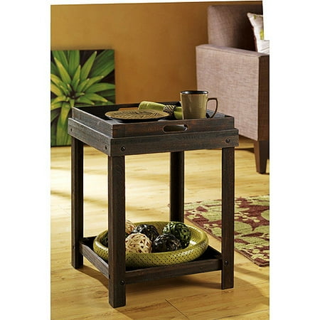Hometrends Welgrove Side Table with Removeable Tray