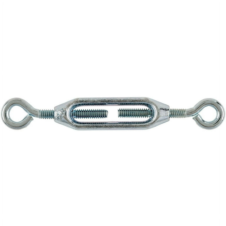 Hampton Zinc-Plated Aluminum/Steel Turnbuckle 65 lb Hampton Zinc-Plated Aluminum/Steel Turnbuckle 65 lb