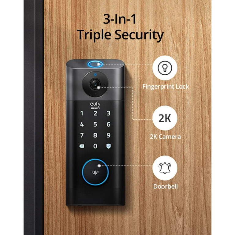 Video Smart Lock S330, 3-in-1 Keyless Door Lock