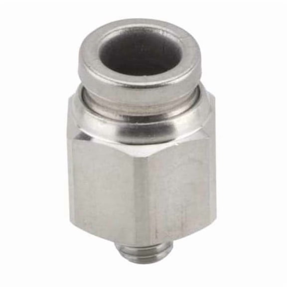 Smc M5 x 51/64" x 5/32" Tube x Male SS Adapter KQG2H04-M5