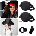 thumbnail image 1 of 2 Pcs Cache-il Noir pour Adultes Enfants Lot de 2 Amblyopie Réglable Cache-il Paresseux 3D Cache-il Simple, Équipement de Beauté Noir, 1 of 9