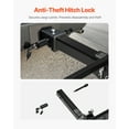 thumbnail image 3 of VEVOR 500 lbs Hitch Cargo Carrier Folding Hitch Cargo Carrier for 2" Receiver, 3 of 9