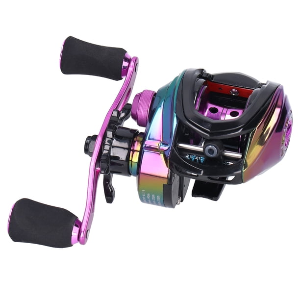 Rueda De Baitcasting, Carrete De Pesca Ligero De Metal Relación De Velocidad 8.1:1 Freno Magnético De 12 Engranajes Para Amantes De La Pesca
