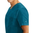 thumbnail image 3 of Healing Hands Purple Label - Men's Justin Top 's One Pocket V-Neck Scrub Top - Small,Caribbean, 3 of 7