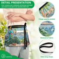 thumbnail image 4 of Yayeee Waist Apron with Pockets for Cooking Waterproof Half Server Aprons, Blue Sea Boat, 4 of 7