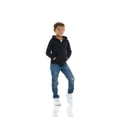 thumbnail image 6 of Cudlie 2-Pack Toddler Zip-Up Hoodies for Boys and Girls – Colorful Cotton Blend Sweatshirts with Pockets – Durable Machine Washable Kids Jacket -Whitecap Gray, Jet Black - Size 2T, 6 of 10