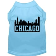 Pet Dog Cat Shirt Screen Printed, "Chicago Skyline"