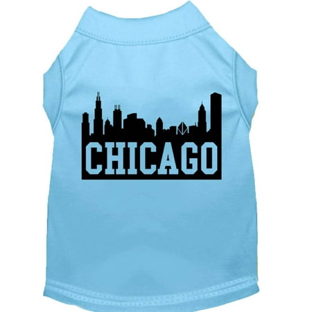 Pet Dog Cat Shirt Screen Printed, "Chicago Skyline"