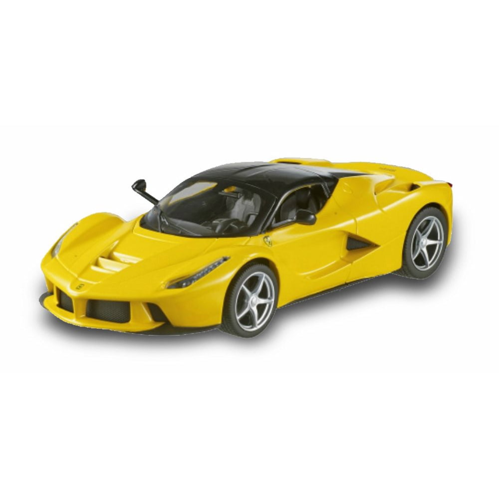 LaFerrari, Yellow Mattel Hot Wheels BLY63 1/24 Scale Diecast Model Car