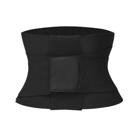 

Ladies Shrink Belly Sweat Sports Fitness Lose Weight Slimming Down Body Shaping Girdle Belt Abdominal sweating sports fitness slimming body shaping waist belt belly belt black S
