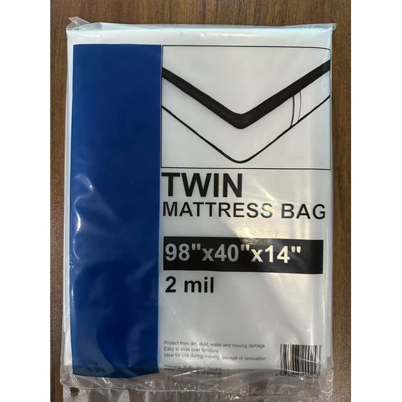 2mil heavy duty Twin size mattress bag larger size good for moving and storage