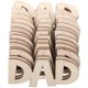 thumbnail image 1 of FELTECHELECTR 15 piezas de madera para decoración del Día del Padre, accesorio de madera para papá, pieza de madera para fiesta en casa, 1 of 7
