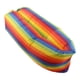 thumbnail image 3 of Sofá inflable resistente al desgarro, tumbona inflable portátil, silla inflable con bolsa de almacenamiento para adultos y niños, arcoíris, 3 of 8
