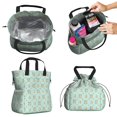 thumbnail image 2 of Pioneer Flower Floral Print Pattern Drawstring Lunch Bag Women - Drawstring Lunch Bag Insulated for Work Office - Stain-Resistant Large Lunchbags for Women with Multi-Pockets, 2 of 6
