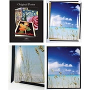 MCS Poster Original Masonite Back Frame for a 20x28 Photograph, Molding 1/2, Black