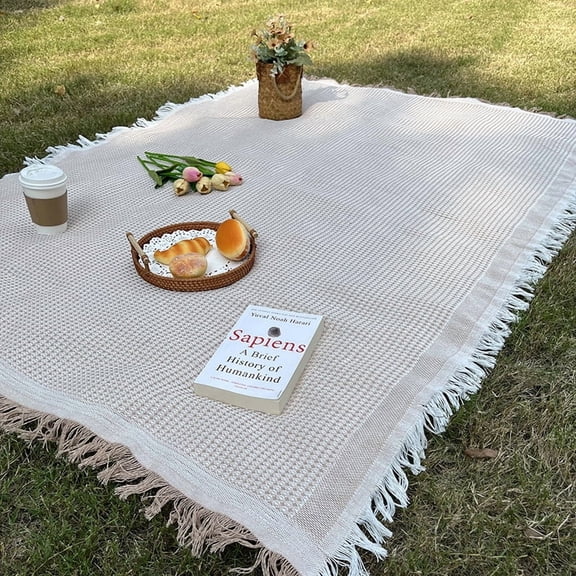 70.9 x 51.2 Inch Splash-Proof Foldable Picnic Rug, Compact Outdoor Blanket for Camping Beach Picnic