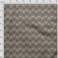thumbnail image 4 of oneOone Cotton Flex Brown Fabric Bear With Docklands Diy Clothing Quilting Fabric Print Fabric By Yard 40 Inch Wide, 4 of 4